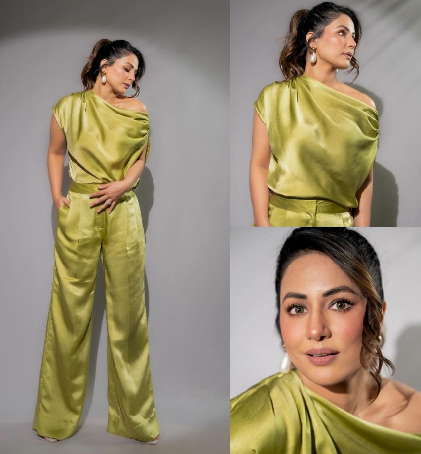 Hina Khan Sets Fashion Statement In A Green Co-Ord Set, Check Now! 888433