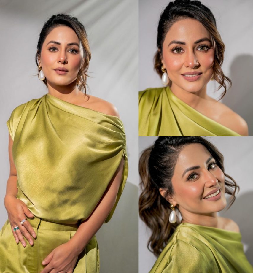 Hina Khan Sets Fashion Statement In A Green Co-Ord Set, Check Now! 888434