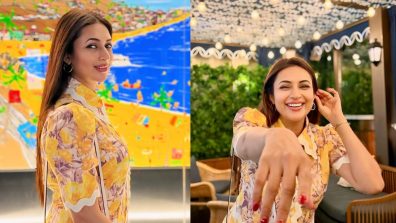 Holiday Dreams: Divyanka Tripathi’s Most Memorable Vacation Looks In A Yellow And Brown Dress