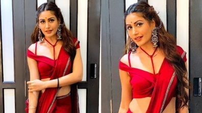 In Photos: Surbhi Chandna Flaunts ‘Mangalsutra’ In Red Saree