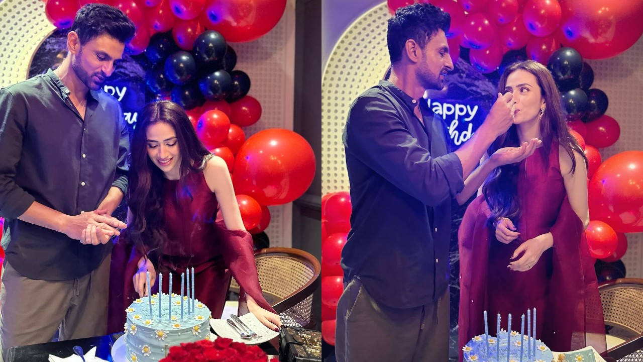 In Pictures: Shoaib Malik Hosts a Memorable Birthday Bash For His Wife Sana Javed 889037