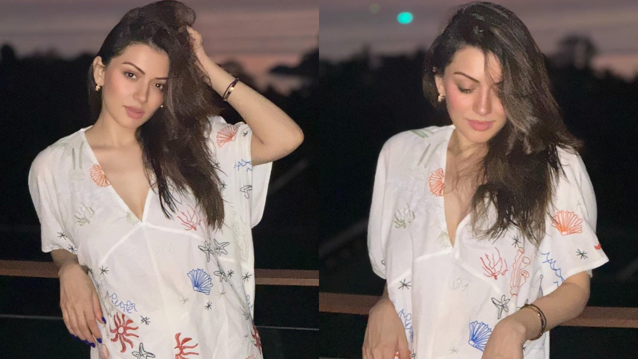 Kaftan Top, Lose Bottoms & Messy Hair: A Peek Into Hansika Motwani's Summer Goals 888047