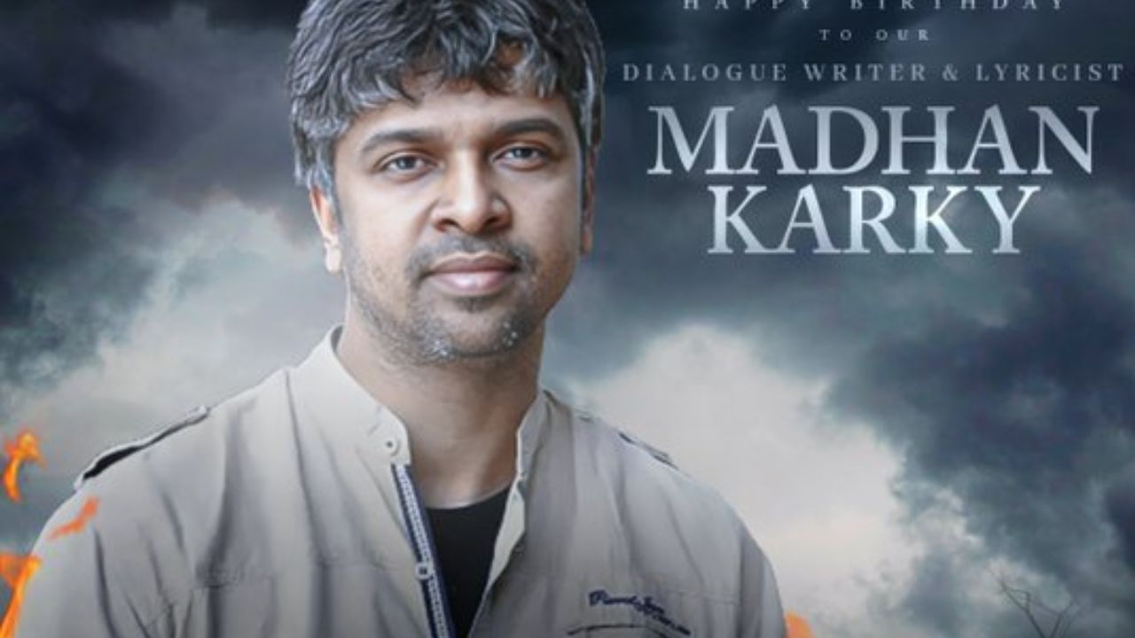 Kanguva makers penned down a heartfelt birthday wishes to dialogue writer and lyricist Madhan Karky 886356