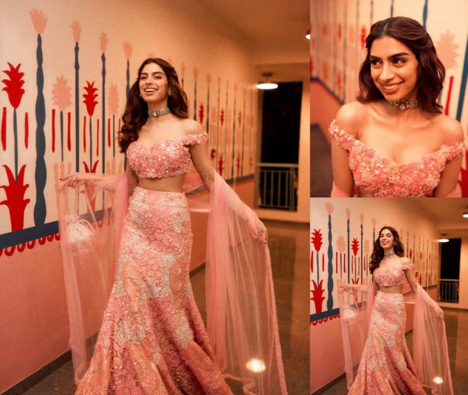 Khushi Kapoor Gives Fresh Ethnic Spin In Pink Floral Lehenga Set, Check Now! 885127