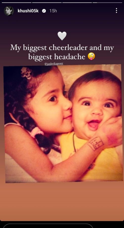 Khushi Kapoor's Sweet Birthday Wish To Janhvi Kapoor In Childhood Snaps Says, 