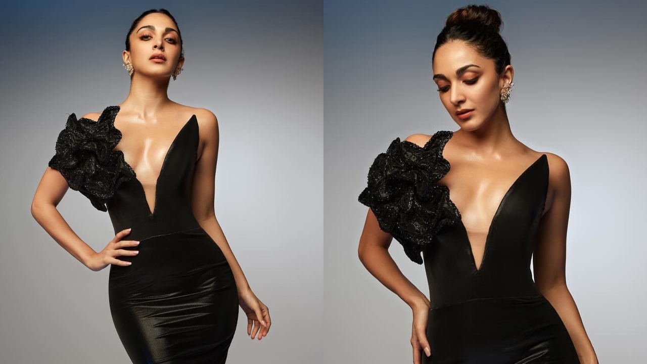 Kiara Advani Flaunts Hourglass Figure In Hot Black Gown, See Stunning Photos 884903