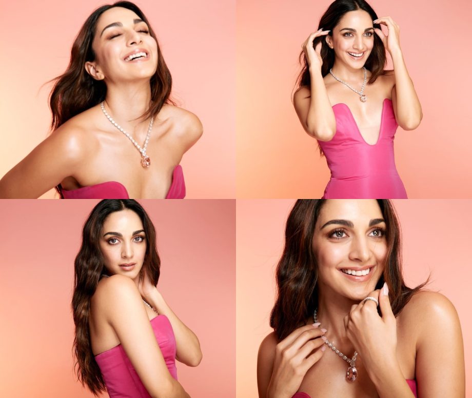 Kiara Advani Is A Sight-to-behold In Deep Plunge Strapless Pink Gown, See Here 886429