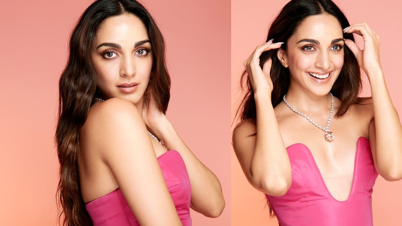 Kiara Advani Is A Sight-to-behold In Deep Plunge Strapless Pink Gown, See Here 886430