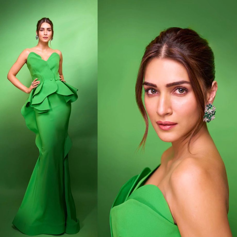 Kriti Sanon Sets New Style Standard In A Green Ruffle Gown; Check Now! 886242