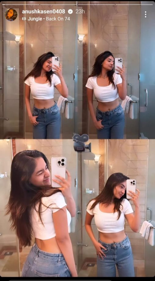 Mirror, Mirror on the Gram: Avneet Kaur & Anushka Sen Strike Stunning Poses In Selfies 885609