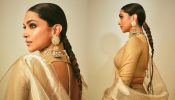 Mom-to-be Deepika Padukone Looks Elegant In Golden Lahenga, See Royal Pics