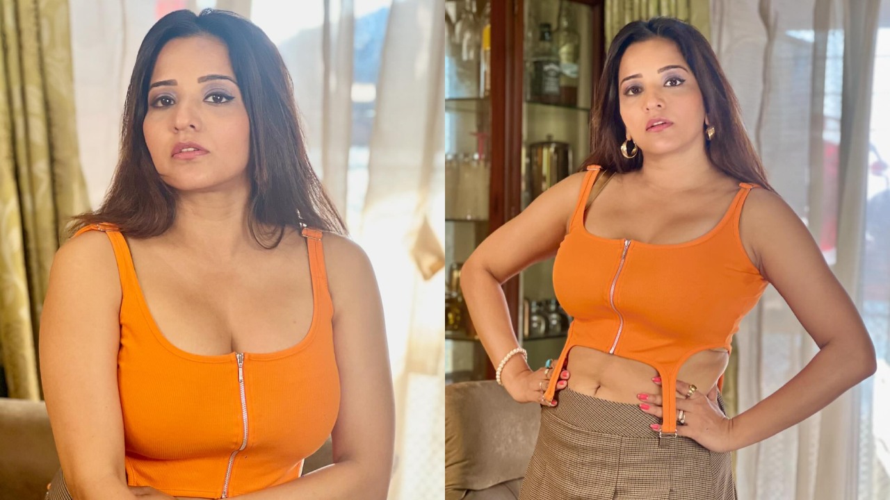 Monalisa Raises Hotness In Crop Top And Checkered Mini Skirt, See Photos 884910