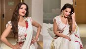 Monalisa Redefines Retro Polka Dots Fashion With Trendy Floral Saree, See How