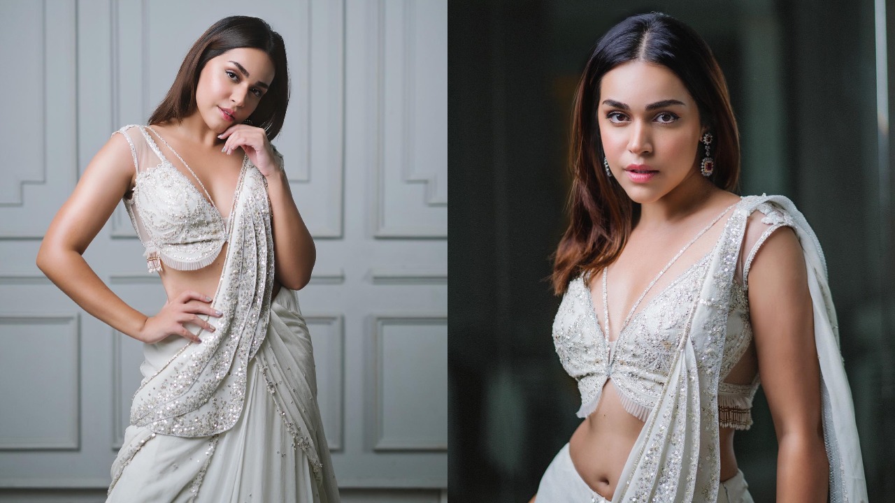 Naila Grrewal Radiates Timeless Charm In Classic White Lehenga, Checkout Stunning Photos 887360