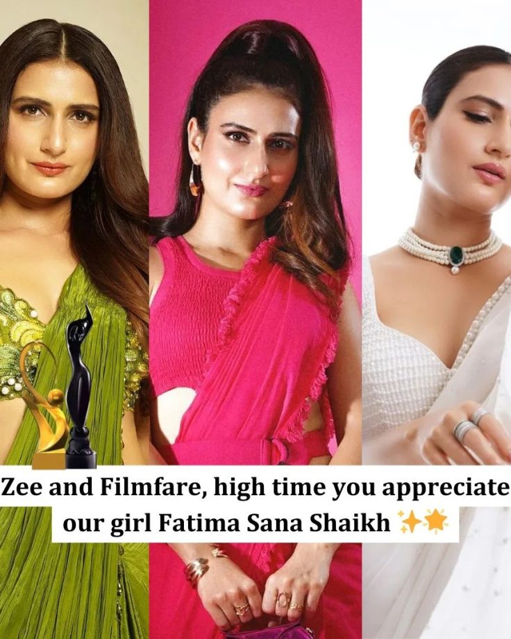 Netizens raise their voice for Fatima Sana Shaikh! Says, 