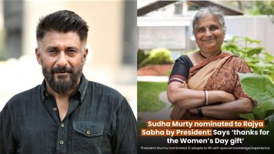 On International Women’s Day, Vivek Ranjan Agnihotri extended wishes to Sudha Murthy on being nominated for Rajyasabha