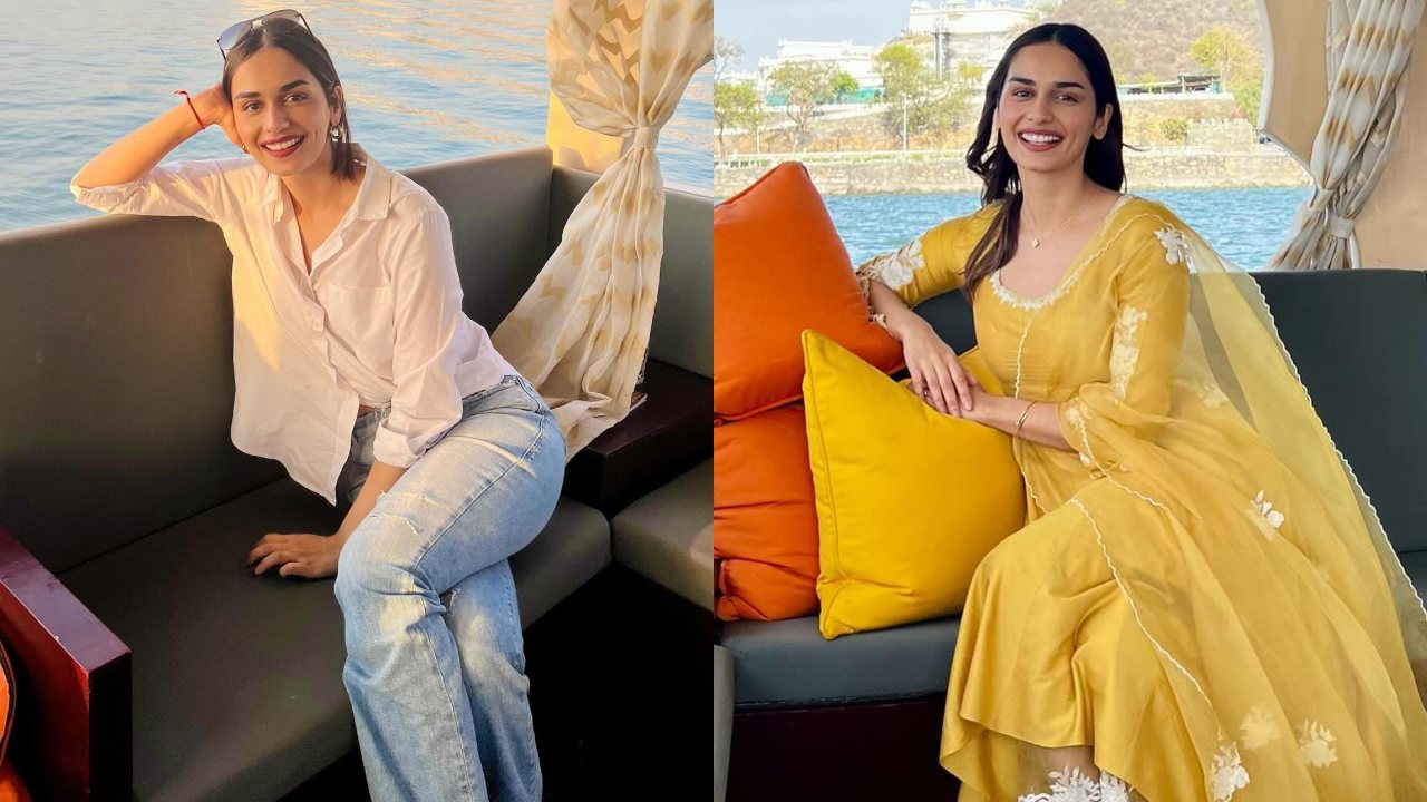 Palaces to Lakes: Manushi Chhillar's Picture-Perfect Moments in Udaipur 887601