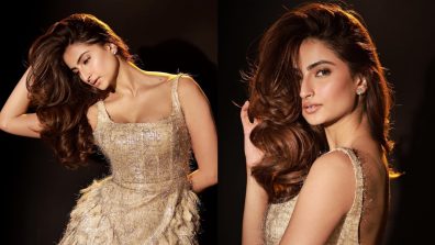 Palak Tiwari Gets Christmas Ready Wearing Ruffle Mini Dress In Summer