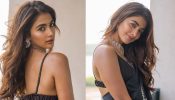 Pooja Hegde Dials Up Fashion Glam In Black And White Banarasi Saree