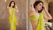 Raashii Khanna Is A Sight-to-behold In Refreshing Green Threadwork Saree 889463