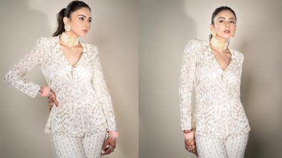Rakul Preet Singh Flaunts Timeless Ethnic Fashion In A White And Gold Sharara Set; Check Now!