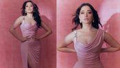 Regal Beauty: Tamannaah Bhatia Sets Hearts Aflutter In A Pink Draped Gown, See Pics