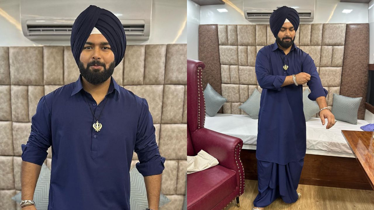 Rishabh Pant Turns 'Punjabi' Munda In Kurta & Pajama With Pagadi, See Photos 886659