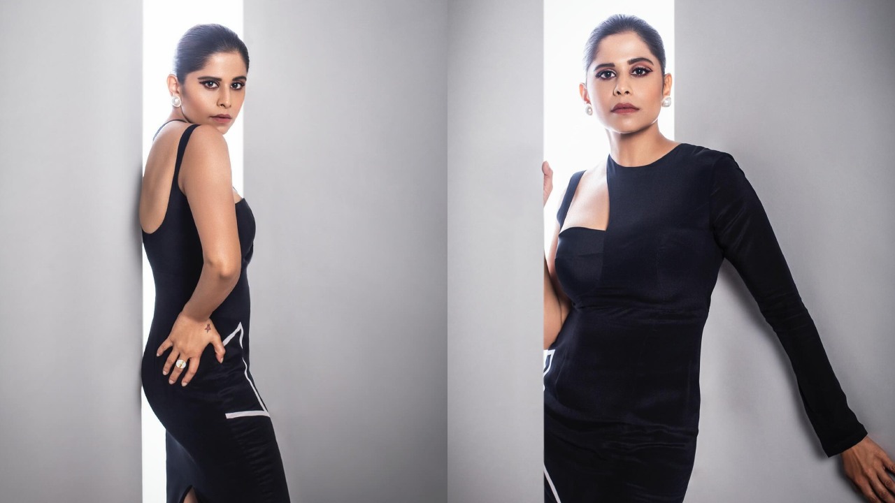 Saie Tamhankar's Black Eclectic Dress Sets Trends Ablaze, See Photos 887815