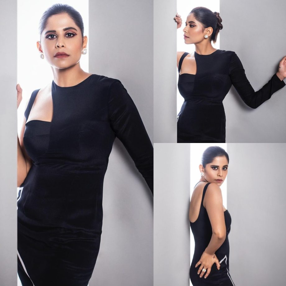 Saie Tamhankar's Black Eclectic Dress Sets Trends Ablaze, See Photos 887813