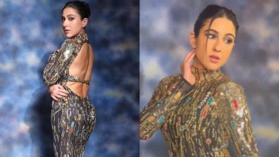 Sara Ali Khan Creates Waves Of Fashion Inspiration In A Grey Backless Gown; See Photos