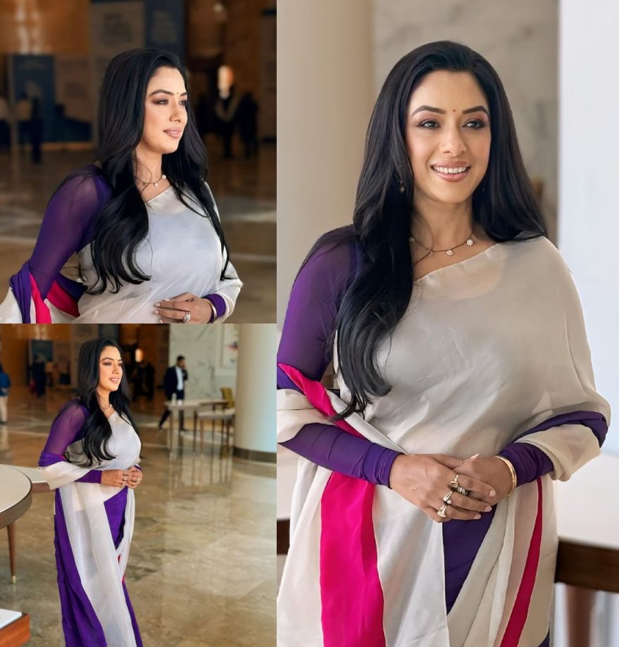 Saree Magic: Rupali Ganguly Sets Ethnic Fashion Trends In A Multi-colored Saree 885693
