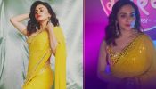 Saree Swag: Amruta Khanvilkar Reigns Supreme In A Yellow Mirror Work Saree 885553