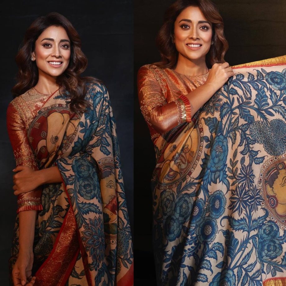 Saree VS Slit Dress: Shriya Saran's Which Kalamkari Ensemble Is Show Stealer? 886993