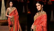 Shanaya Kapoor Sparks Royal Allure In Traditional Red Saree, See Viral Photos 885743