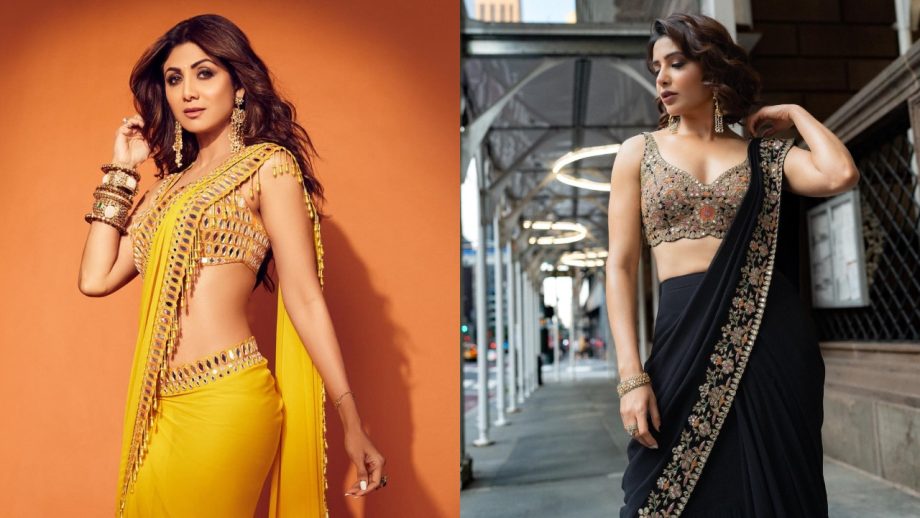 Shilpa Shetty Or Samantha Ruth Prabhu: Whose Mirror Work Blouse Design Is Steal-worthy? 888901