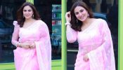 Shraddha Arya Radiates Grace In Soft Pink Floral Saree, See Photos 887000