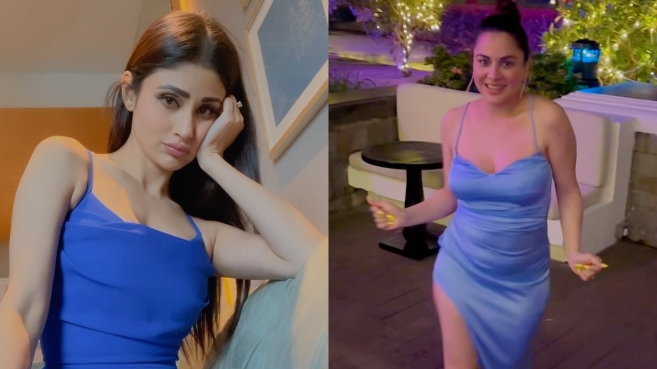 Shraddha Arya VS Mouni Roy: Who Looks Dreamy In Blue Thigh-high Slit Gown? 887186