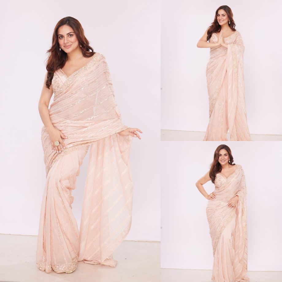 Shraddha Arya's Pastel Saree Is Perfect To Grace Festive Occasion In Simplicity, Take Cues 885560