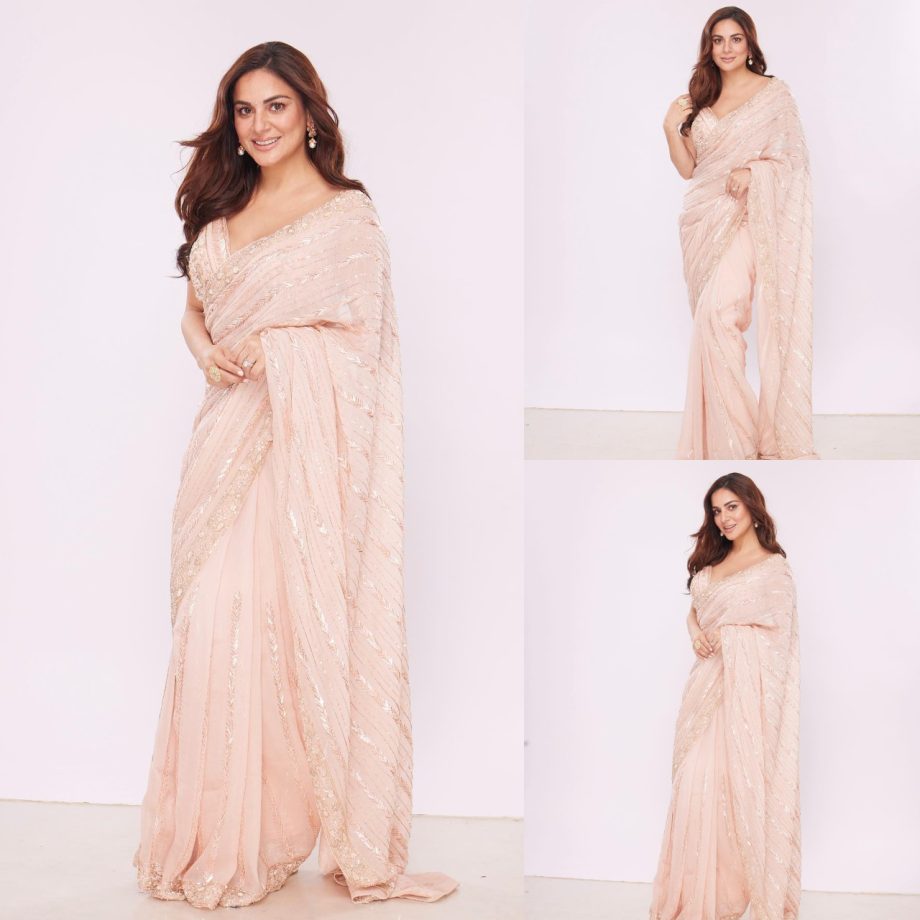 Shraddha Arya's Pastel Saree Is Perfect To Grace Festive Occasion In Simplicity, Take Cues 885558