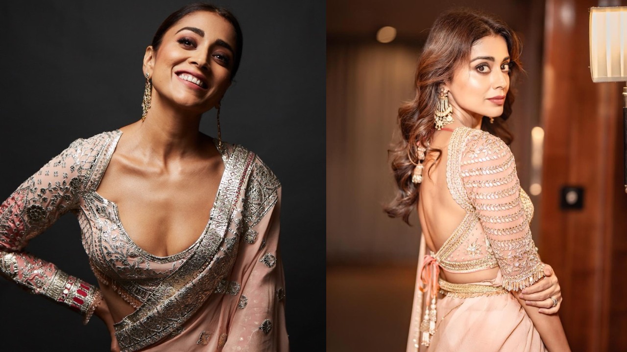 Shriya Saran's Unique And Elegant Designer Saree Blouse Designs Collections! 886980