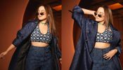 Sonakshi Sinha Keeps It Bossy In Classy Denim Pantsuit, Take Cues