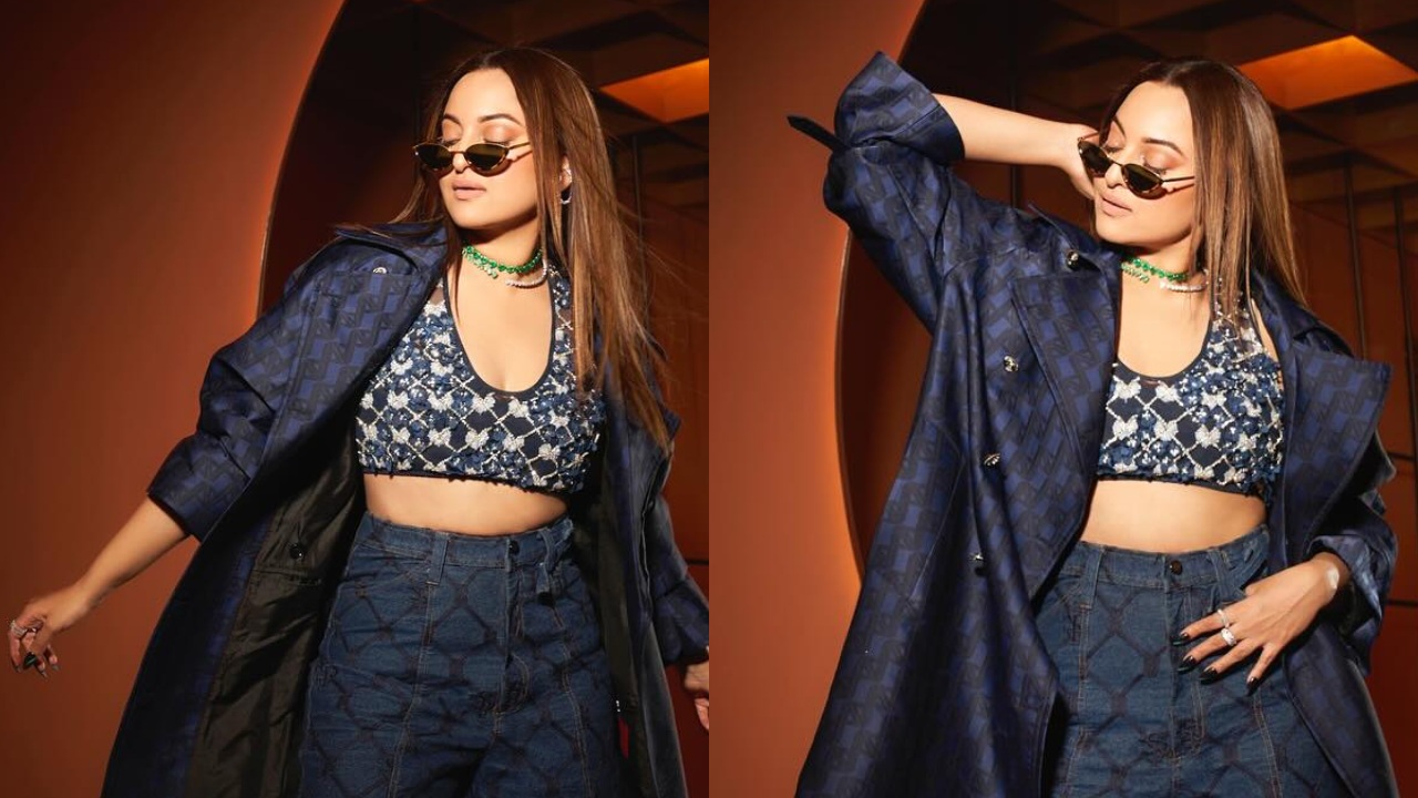 Sonakshi Sinha Keeps It Bossy In Classy Denim Pantsuit, Take Cues 886418