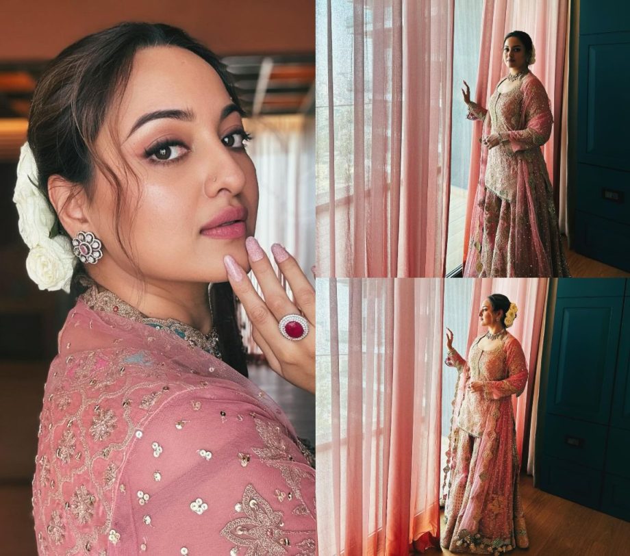Sonakshi Sinha Looks Divine In Multi-colored Sharara Suit For Promotional Look; Check Now! 884760