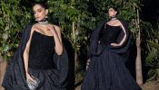 Sonam Kapoor Makes Bewitching Entry To A Party In Black Shimmery Gown 884716