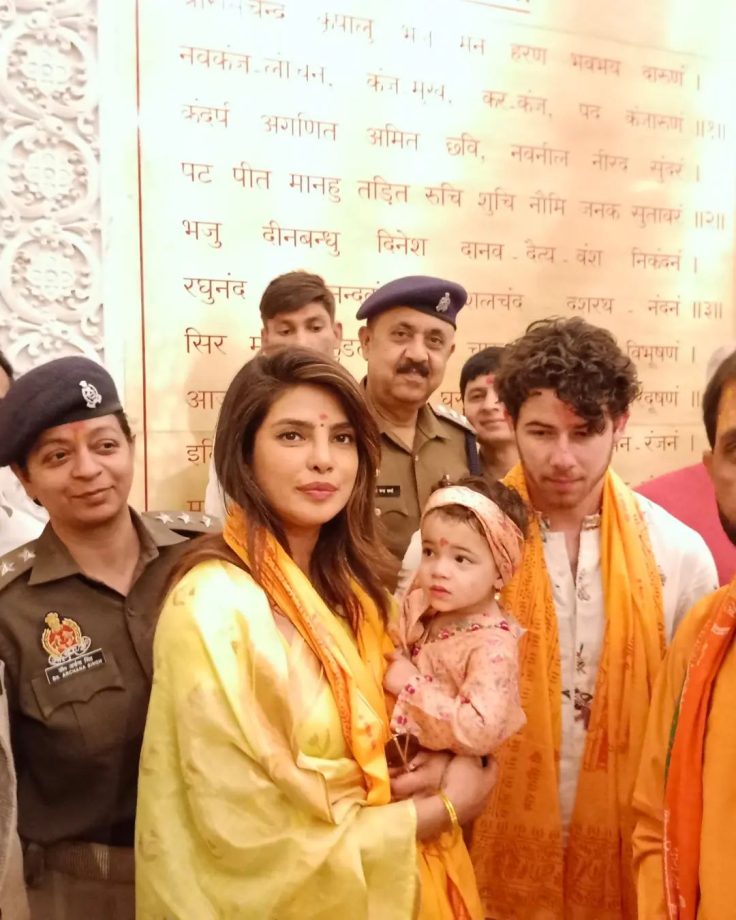 Spiritual Journey: Priyanka Chopra, Nick Jonas, And Malti Marie Seek Blessing At Ayodhya Ram Mandir 888033