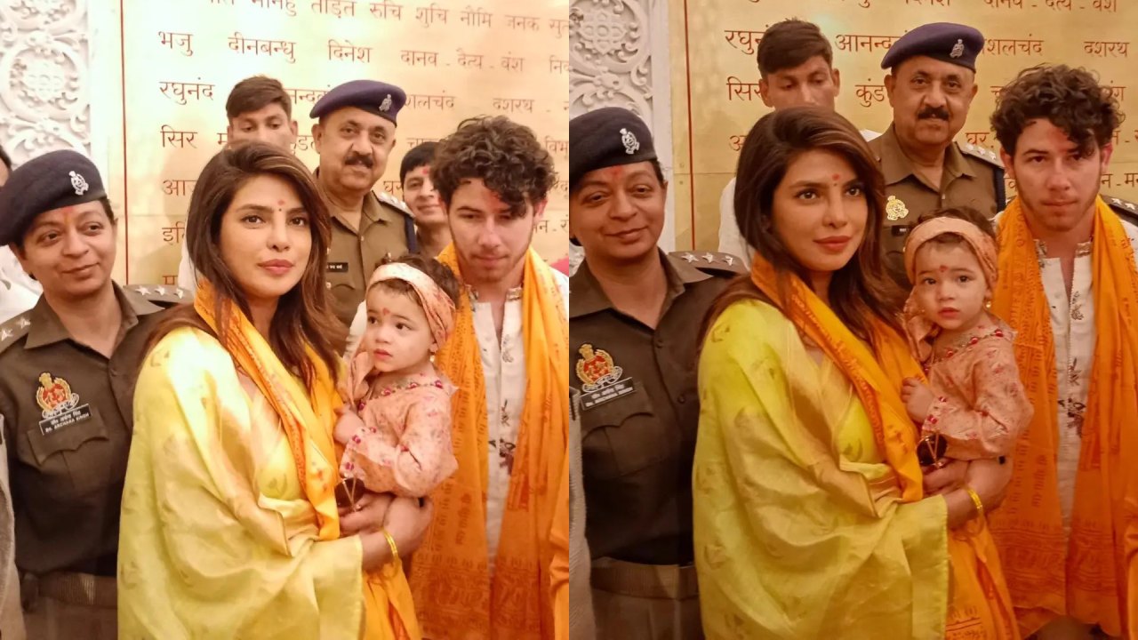 Spiritual Journey: Priyanka Chopra, Nick Jonas, And Malti Marie Seek Blessing At Ayodhya Ram Mandir 888029