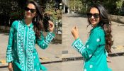 Check Out: Anushka Sen Ethnic Fashion Game On Point In A Green And White Pant Set 885988