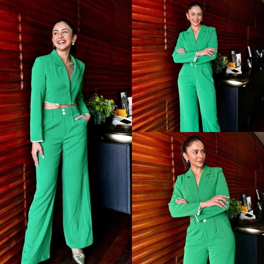 Steal The Spotlight With Rakul Preet Singh's Striking Green Co-Ord Set, See Pics 888918