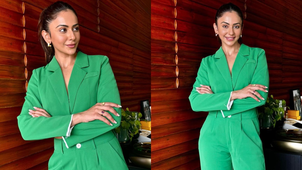 Steal The Spotlight With Rakul Preet Singh's Striking Green Co-Ord Set, See Pics 888919