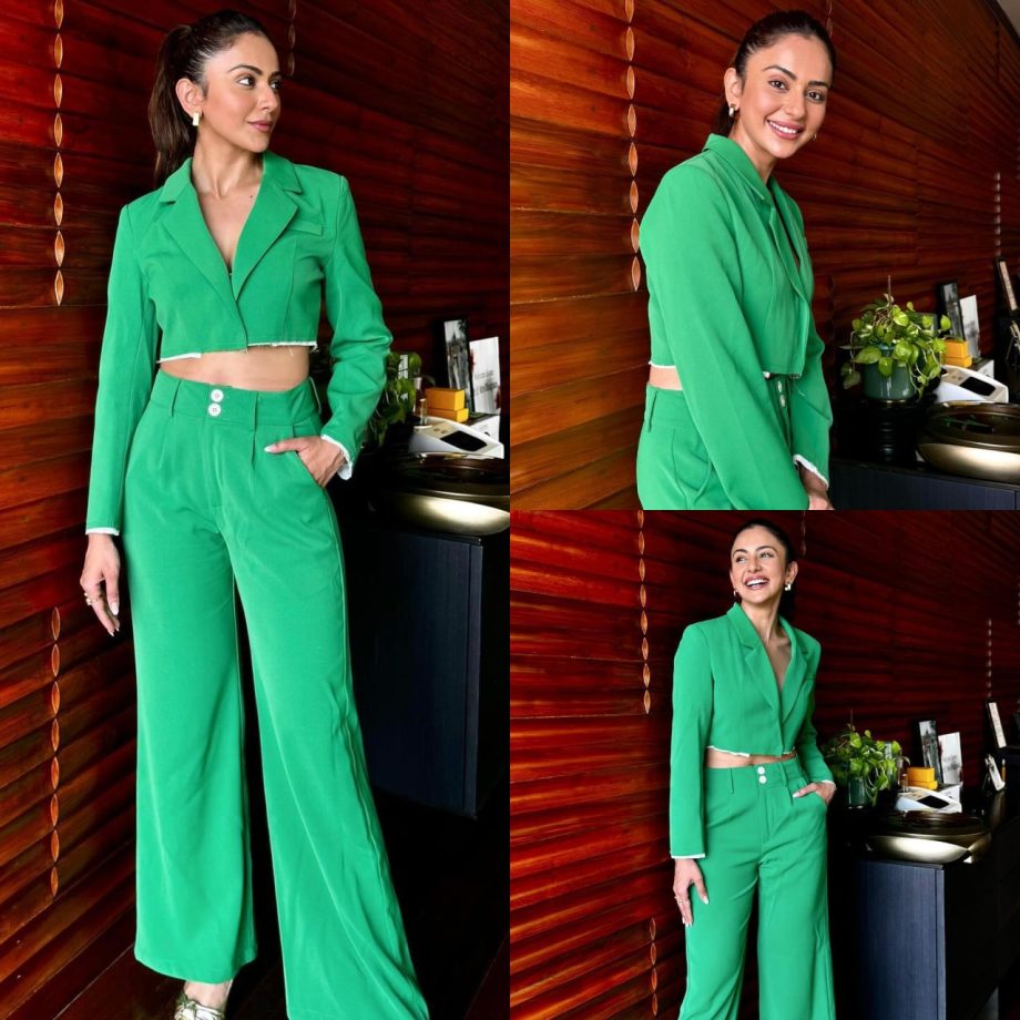 Steal The Spotlight With Rakul Preet Singh's Striking Green Co-Ord Set, See Pics 888917